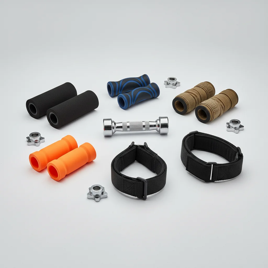 dumbbell set grips