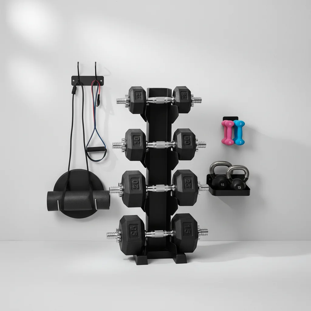 dumbbell set storage