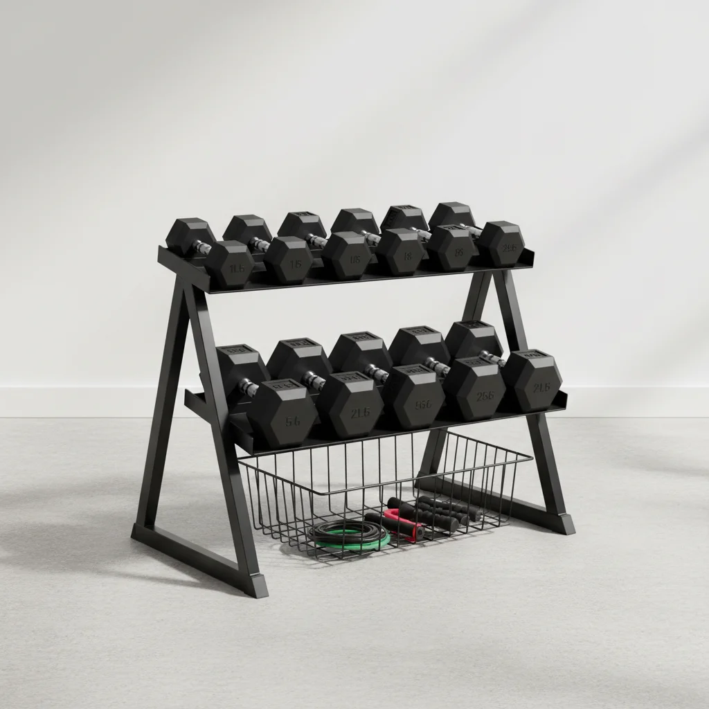 Dumbbell Set Storage: Which Racks Fit Small Home Gyms?